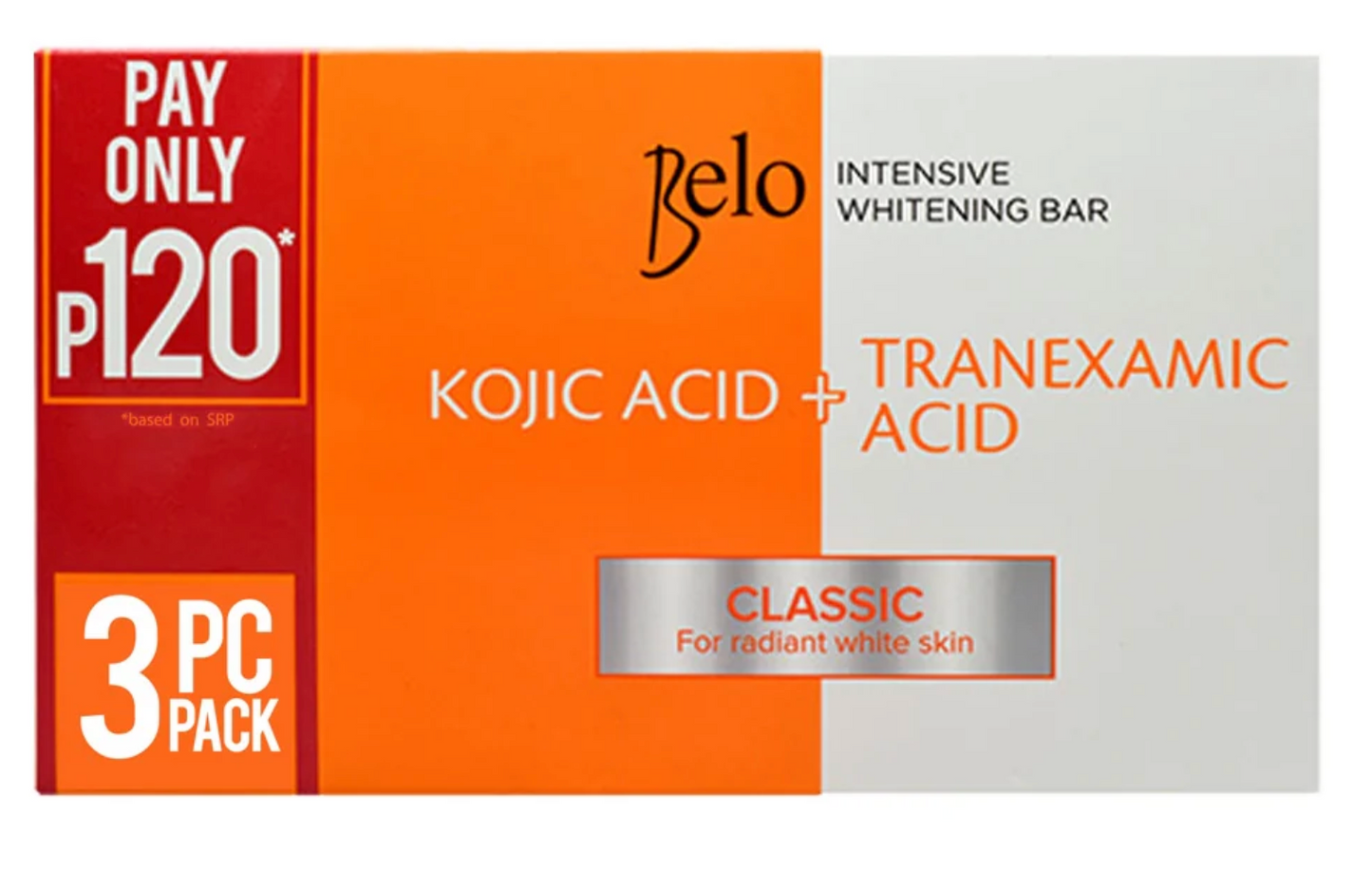 Belo
Kojic Acid & Tranexamic Acid Intensive Lightening & Brightening Bar