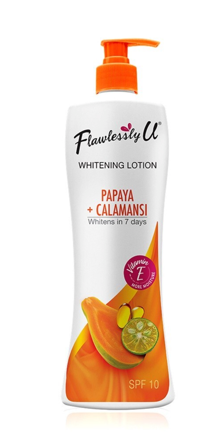 Flawlessly U Papaya Calamansi Lotion 500ml | Natural Skin Brightening - Brightening Formula