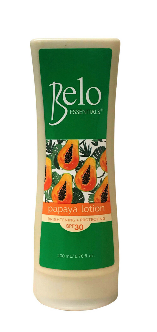 Belo Essentials Skin Lightening & Brightening Papaya Lotion with SPF30 200ml