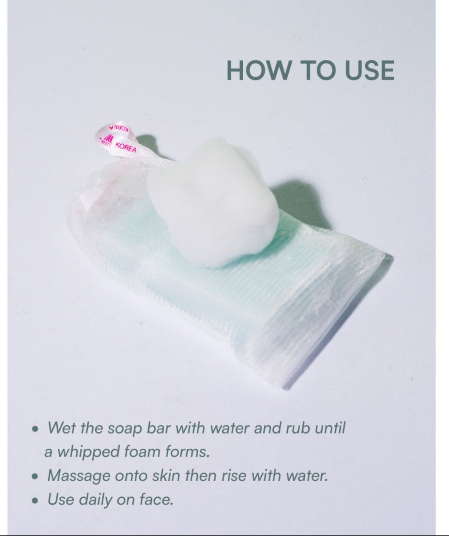 Seoul White Bye Bye Acne Whip Soap 120g - Pimple-Fighting Foam Cleanser with Free Pimple Patches