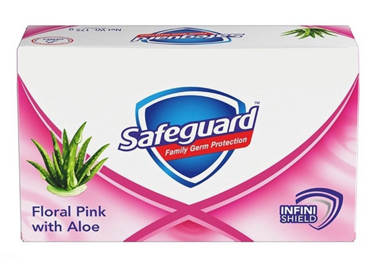 Safeguard Floral Pink Bar Soap 125g | Gentle Germ Protection - Premium Brightening Solution