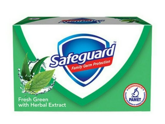 Safeguard Fresh Green Soap 125g | Leafy Fresh Germ Protection - Premium Brightening Solution