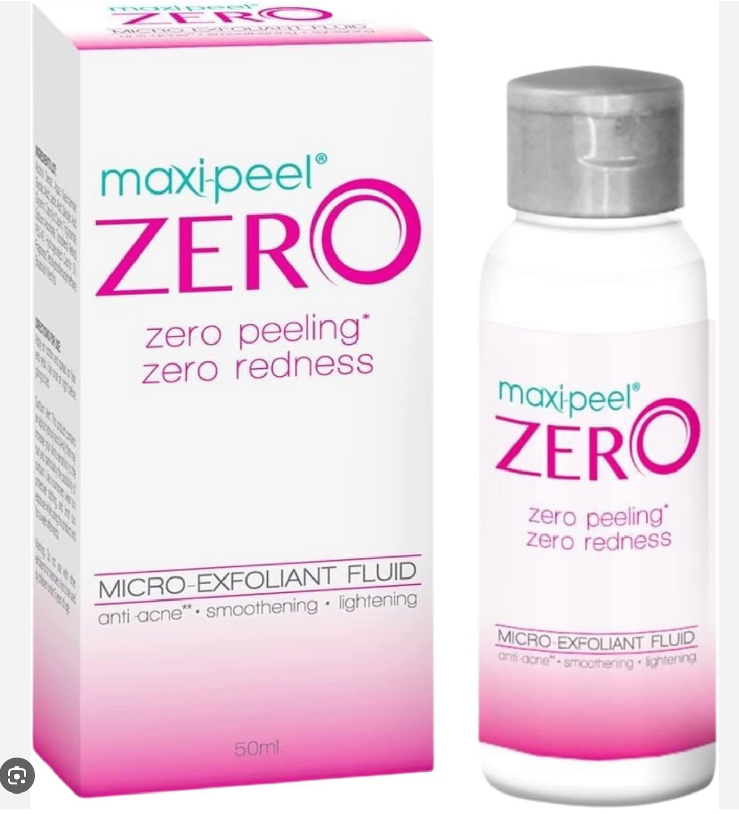 Maxi-Peel Zero Micro-Exfoliant Fluid 50ml | Multi-Layer Skin Lightening Solution - Premium Brightening Solution