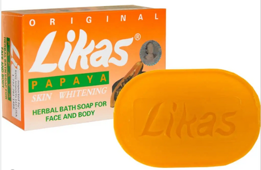 Likas Papaya Skin Lightening & Brightening Soap 135g | Natural Papaya Extract - Premium Brightening Solution
