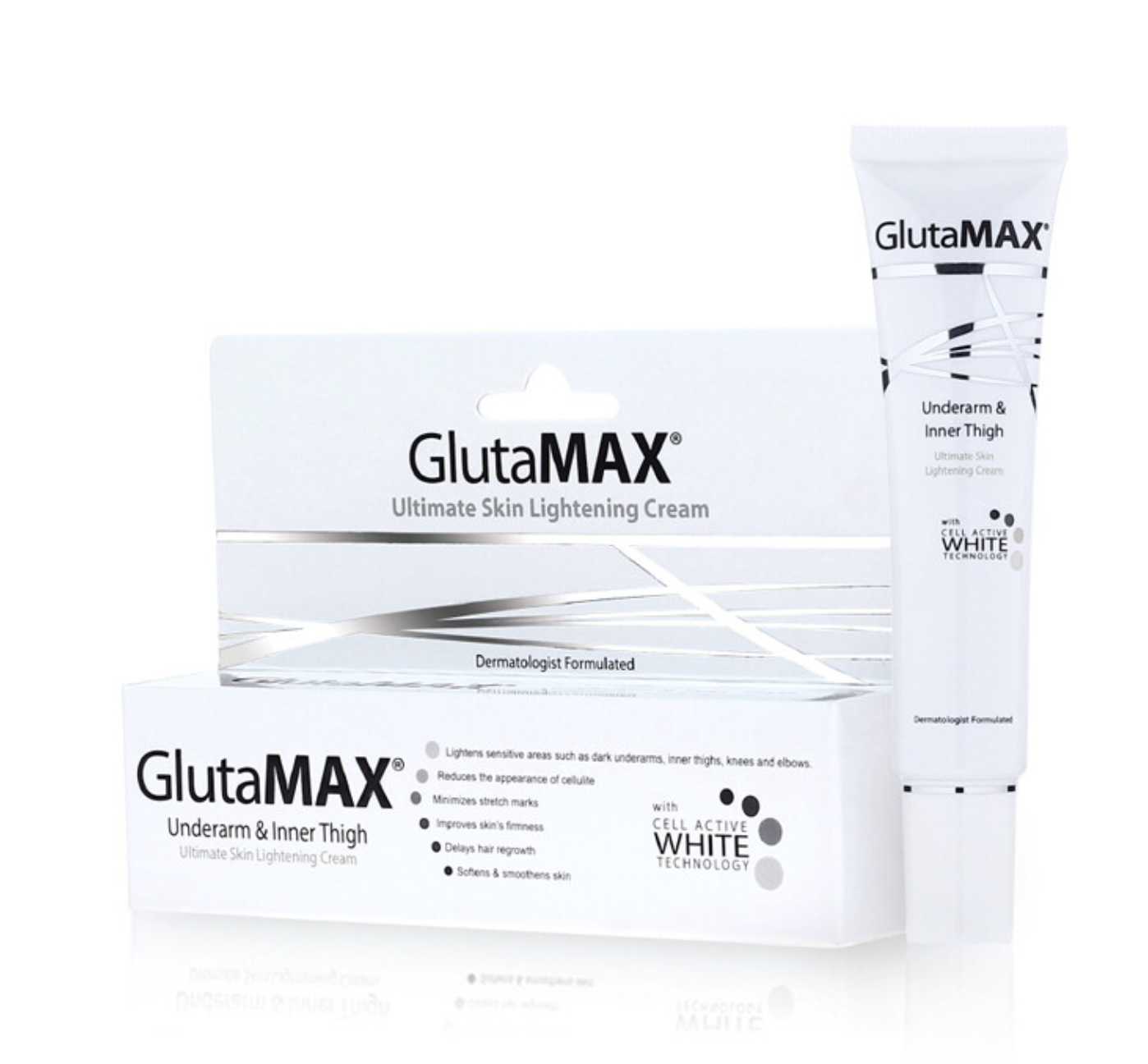 GlutaMAX Underarm & Inner Thigh Cream 30g | Dark Spot Lightening Treatment - Premium Brightening Solution