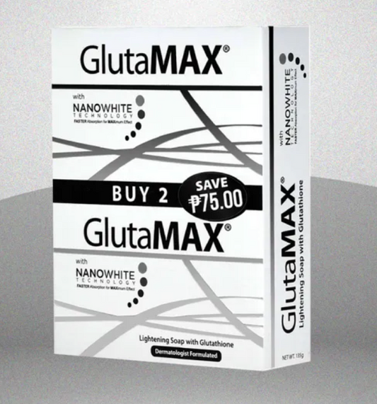 GlutaMAX Lightening Soap 135g x2 | Premium Glutathione Duo Pack - Premium Brightening Solution
