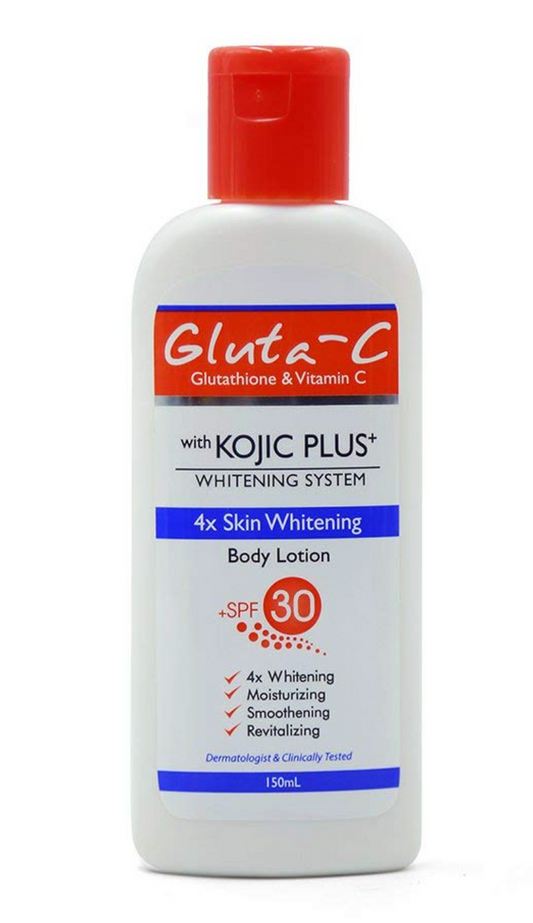 Gluta-C with Kojic Plus Body Lotion 300ml | 4x Whitening & SPF Protection Value Size - Premium Brightening Solution