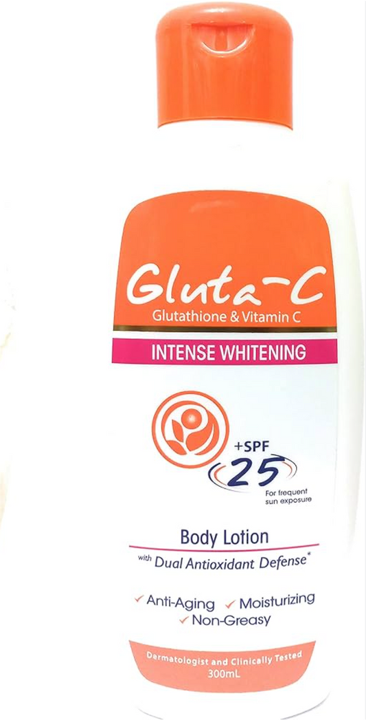 Gluta-C Body Lotion 300ml | Extreme Whitening & SPF Protection Value Size - Premium Brightening Solution