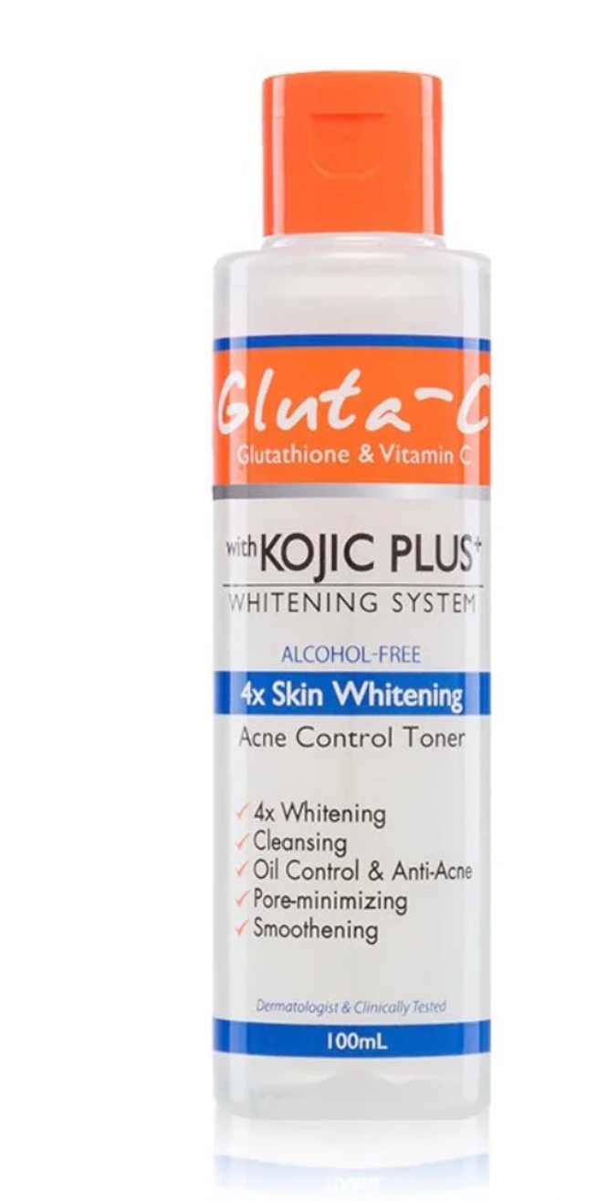 Gluta-C with Kojic Plus Acne Control Toner 100ml | 4x Whitening & Acne Fighting - Whitening Solution
