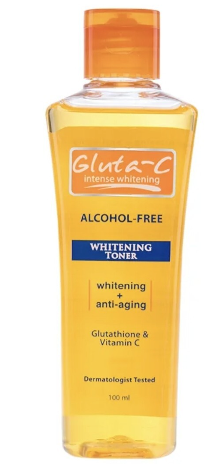Gluta-C Whitening Facial Toner 100ml | Alcohol-Free Brightening Treatment - Rich Moisturizing Cream