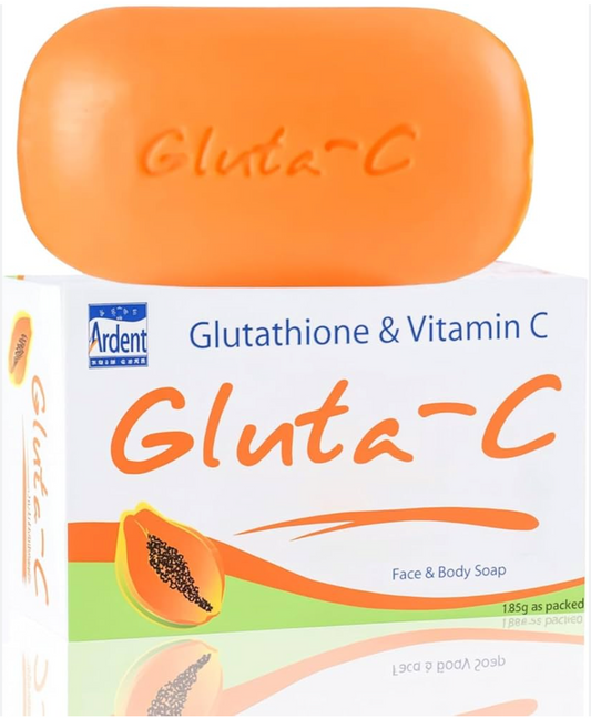 Gluta-C Papaya Skin Lightening & Brightening Soap 135g | Glutathione & Papaya - Brightening Formula