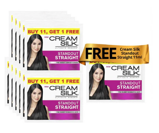 Cream Silk Standout Straight Conditioner 13ml x 12 Sachets | Travel Size