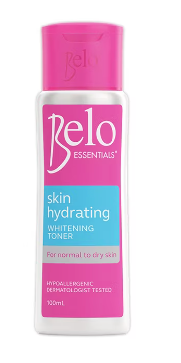 Belo Essentials Skin Hydrating Lightening & Brightening Toner 100ml - Glutathione & Kojic Acid - Premium Brightening Solution
