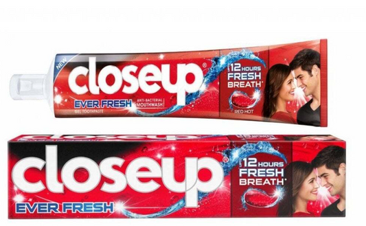 Closeup Red Hot Toothpaste 95ml | Spicy Fresh Breath - Premium Brightening Solution