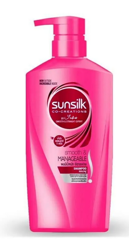 SunSilk Co-Creations Smooth & Manageable Shampoo 650ml (SUPERSIZE with pump)