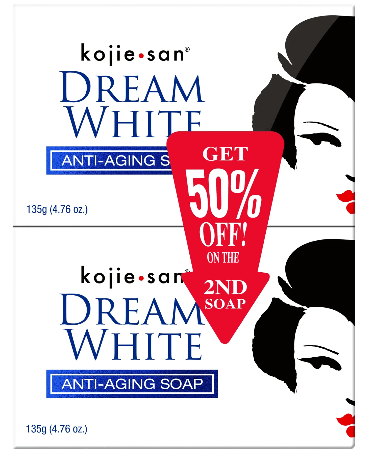 Kojie San Dream White Soap 135g x 2