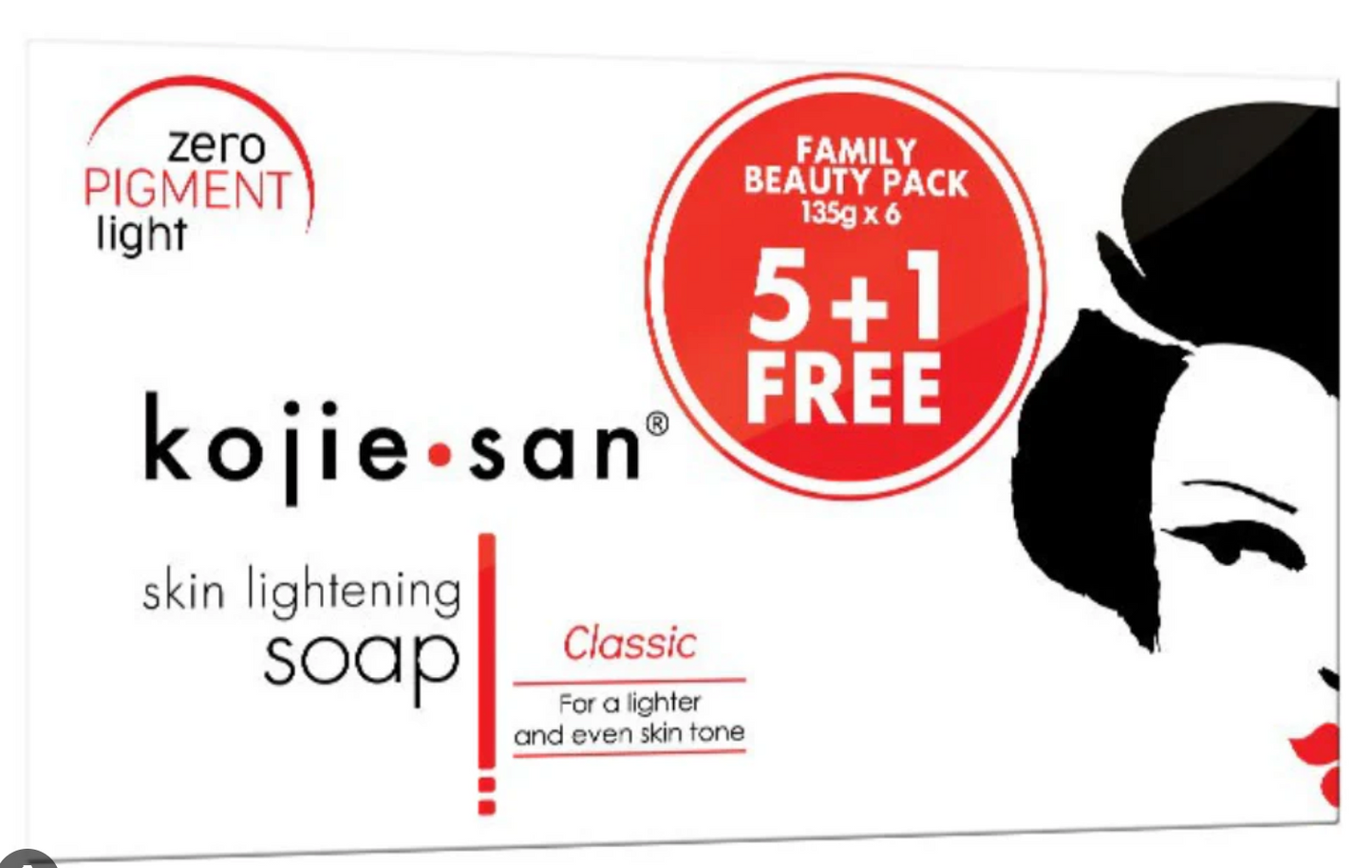 Kojie San Soap 135g x 6